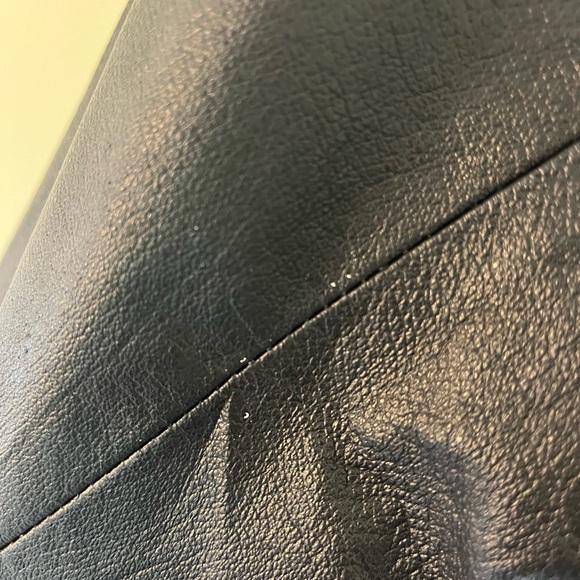 Marco Morani by Comint black oversized leather coat - Picture 5 of 7